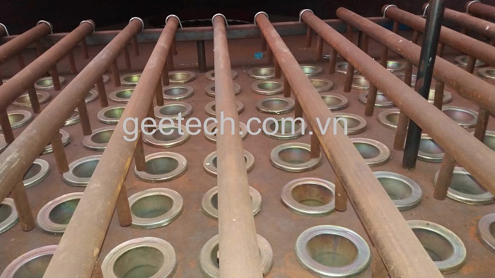 Hệ thống rũ bụi của bộ lọc bụi túi vải